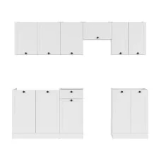 Modular kitchen JUNONA LINE 230 BBL BRW white